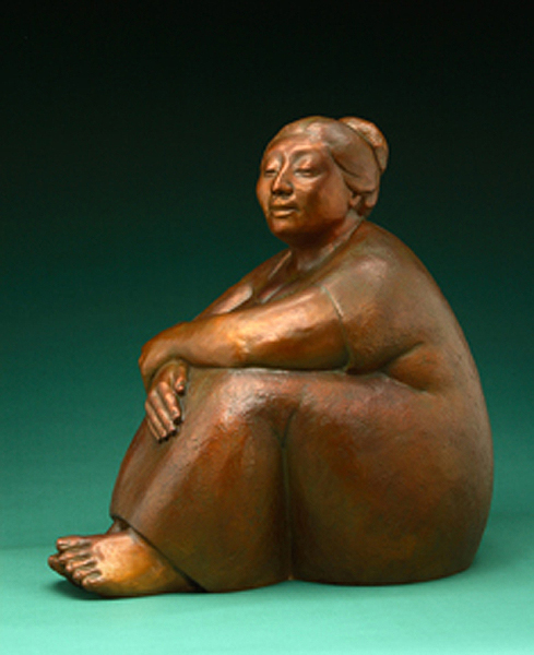 figurative bronze sculpture by Martha Pettigrew