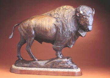 Martha Pettigrew Bison Sculpture