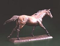 bronze equine sculpture